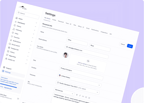InvoiceHub's early receipt-processing and application interface.